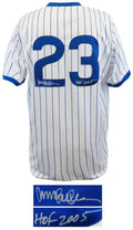 Ryne Sandberg Signed Chicago Cubs Throwback White Cooperstown Collection Majestic Basball Jersey w/HOF'05 - SANJRY118 - Ryne Sandberg Signed Chicago Cubs Throwback White Cooperstown Collection Majestic Basball Jersey w/HOF'05 product image