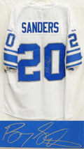 Barry Sanders Signed Lions White Reebok Premier Jersey - SANJRY303 - Barry Sanders Signed Lions White Reebok Premier Jersey product image