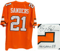 Barry Sanders Signed Oklahoma State T/B Orange Premier Jersey w/Heisman 88 - SANJRY308 - Barry Sanders Signed Oklahoma State T/B Orange Premier Jersey w/Heisman 88 product image
