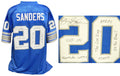 Barry Sanders Signed Detroit Lions Blue NFL Pro Line Vintage Premier Jersey w/7 Inscriptions - SANJRY310 - Barry Sanders Signed Detroit Lions Blue NFL Pro Line Vintage Premier Jersey w/7 Inscriptions product image