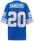 Barry Sanders Signed Detroit Lions Blue 1996 Throwback M&N NFL Legacy Football Jersey w/HOF'04 - SANJRY320 - Barry Sanders Signed Detroit Lions Blue 1996 Throwback M&N NFL Legacy Football Jersey w/HOF'04 product image