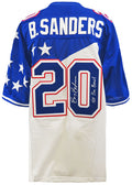 Barry Sanders Signed 1995 Pro Bowl White M&N Authentic Football Jersey w/10x Pro Bowl - SANJRY321 - Barry Sanders Signed 1995 Pro Bowl White M&N Authentic Football Jersey w/10x Pro Bowl product image