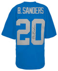 Barry Sanders Signed Detroit Lions Blue With Grey Numbers 1994 Throwback M&N NFL Football Jersey - SANJRY326 - Barry Sanders Signed Detroit Lions Blue With Grey Numbers 1994 Throwback M&N NFL Football Jersey product image