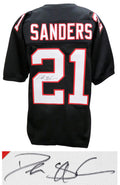 Deion Sanders Signed Black Custom Football Jersey - SANJRY350 - Deion Sanders Signed Black Custom Football Jersey product image