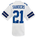 Deion Sanders Signed White Custom Football Jersey (Beckett) - SANJRY358 - Deion Sanders Signed White Custom Football Jersey (Beckett) product image