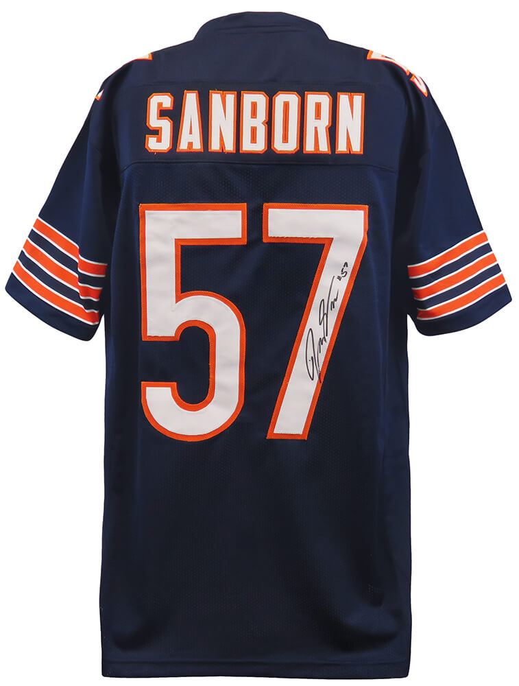 Jack Sanborn Signed Navy Custom Football Jersey - SANJRY360 - Jack Sanborn Signed Navy Custom Football Jersey product image