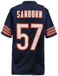 Jack Sanborn Signed Navy Custom Football Jersey w/Monsters of the Midway - SANJRY361 - Jack Sanborn Signed Navy Custom Football Jersey w/Monsters of the Midway product image