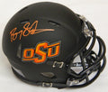 Barry Sanders Signed Oklahoma State Black Riddell Speed Mini Helmet - SANMIN307 - Barry Sanders Signed Oklahoma State Black Riddell Speed Mini Helmet product image