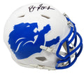 Barry Sanders Signed Detroit Lions AMP Alternate Series Riddell Speed Mini Helmet - SANMIN318 - Barry Sanders Signed Detroit Lions AMP Alternate Series Riddell Speed Mini Helmet product image