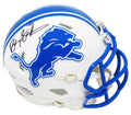 Barry Sanders Signed Detroit Lions Flat White Matte Riddell Speed Mini Helmet - SANMIN319 - Barry Sanders Signed Detroit Lions Flat White Matte Riddell Speed Mini Helmet product image