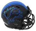 Barry Sanders Signed Detroit Lions Eclipse Black Riddell Speed Mini Helmet - SANMIN322 - Barry Sanders Signed Detroit Lions Eclipse Black Riddell Speed Mini Helmet product image