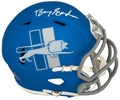 Barry Sanders Signed Detroit Lions 2023 On Field Alternate Blue Riddell Speed Mini Helmet - SANMIN338 - Barry Sanders Signed Detroit Lions 2023 On Field Alternate Blue Riddell Speed Mini Helmet product image