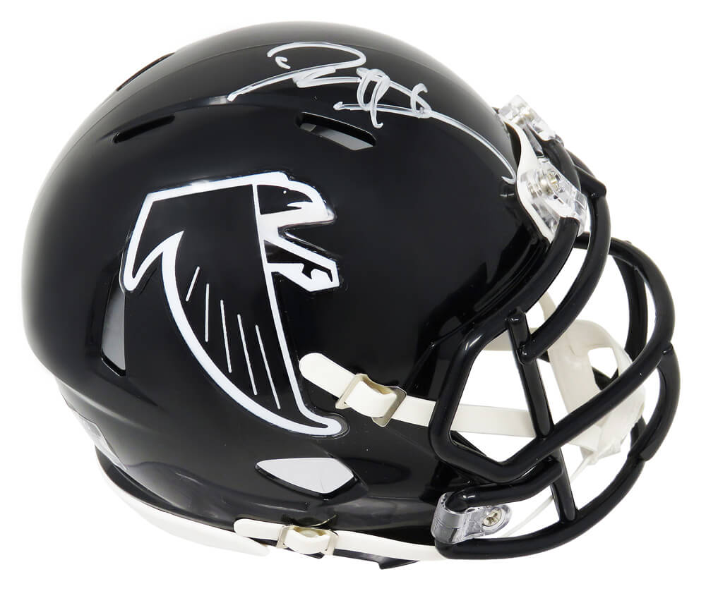 Deion Sanders Signed Atlanta Falcons Riddell Speed Mini Helmet - SANMIN351 - Deion Sanders Signed Atlanta Falcons Riddell Speed Mini Helmet product image