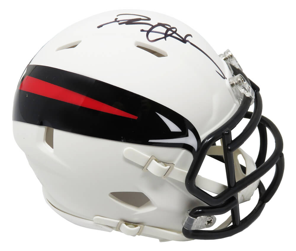Deion Sanders Signed Atlanta Falcons AMP Alternate Series Riddell Speed Mini Helmet - SANMIN354 - Deion Sanders Signed Atlanta Falcons AMP Alternate Series Riddell Speed Mini Helmet product image