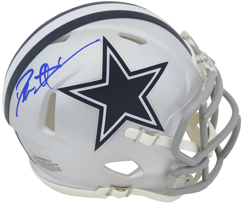 Deion Sanders Signed Dallas Cowboys Riddell Speed Mini Helmet - SANMIN359 - Deion Sanders Signed Dallas Cowboys Riddell Speed Mini Helmet product image