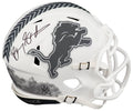 Barry Sanders Signed Detroit Lions SALUTE 2024 White Riddell Speed Mini Helmet - SANMIN383 - Barry Sanders Signed Detroit Lions SALUTE 2024 White Riddell Speed Mini Helmet product image