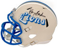 Barry Sanders Signed Detroit Lions RETRO Riddell Speed Mini Helmet - (On Lions Side) - SANMIN388 - Barry Sanders Signed Detroit Lions RETRO Riddell Speed Mini Helmet - (On Lions Side) product image