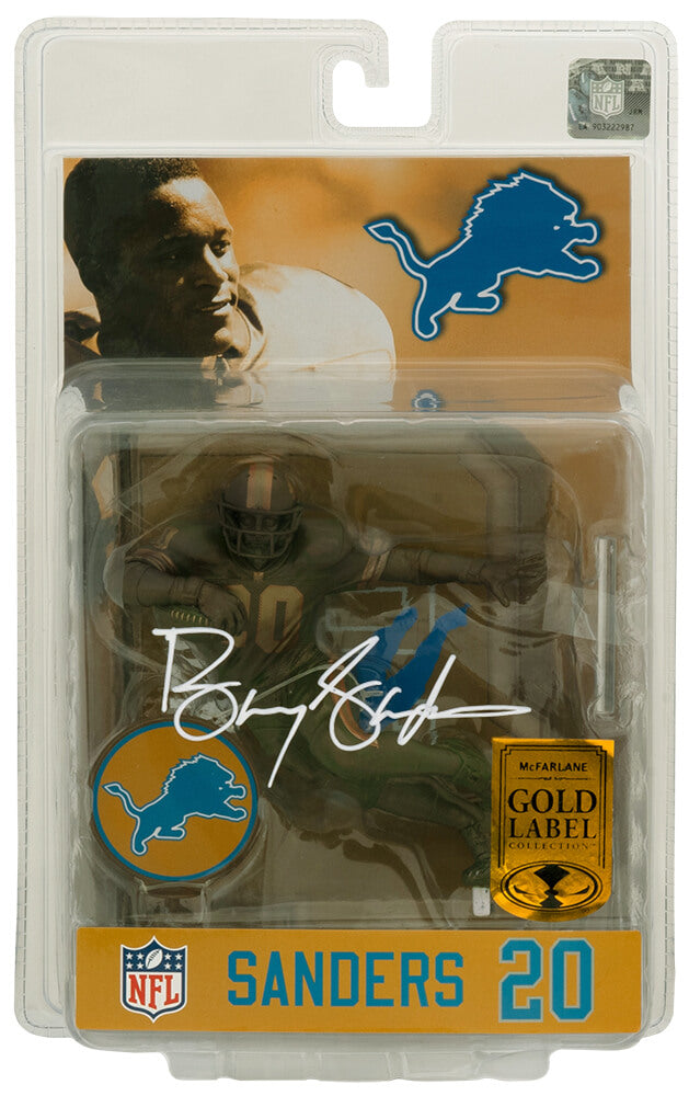 Barry Sanders Signed Lions Bronze McFarlane Toys Figurine - SANOTH306 - Barry Sanders Signed Lions Bronze McFarlane Toys Figurine product image