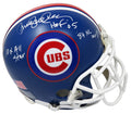 Ryne Sandberg Signed Chicago Cubs Custom Blue Matte Authentic Football Helmet w/84 NL MVP, 10x All Star, HOF'05 - SANPRO101 - Ryne Sandberg Signed Chicago Cubs Custom Blue Matte Authentic Football Helmet w/84 NL MVP, 10x All Star, HOF'05 product image