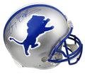 Barry Sanders Signed Lions Riddell Throwback Authentic Proline Helmet - SANPRO300 - Barry Sanders Signed Lions Riddell Throwback Authentic Proline Helmet product image