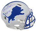 Barry Sanders Signed Detroit Lions Throwback Riddell Authentic ProLine Speed Helmet w/HOF'04 - SANPRO324 - Barry Sanders Signed Detroit Lions Throwback Riddell Authentic ProLine Speed Helmet w/HOF'04 product image