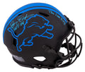 Barry Sanders Signed Detroit Lions ECLIPSE Riddell Full Size Authentic ProLine Speed Helmet w/HOF'04, The Lion King - SANPRO326 - Barry Sanders Signed Detroit Lions ECLIPSE Riddell Full Size Authentic ProLine Speed Helmet w/HOF'04, The Lion King product image