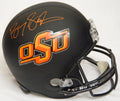 Barry Sanders Signed Oklahoma State Cowboys Black Riddell Full-Size Replica Helmet - SANREP305 - Barry Sanders Signed Oklahoma State Cowboys Black Riddell Full-Size Replica Helmet product image