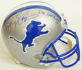 Barry Sanders Signed Lions Riddell T/B Full-Size Replica Helmet w/The Lion King - SANREP306 - Barry Sanders Signed Lions Riddell T/B Full-Size Replica Helmet w/The Lion King product image