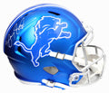 Barry Sanders Signed Detroit Lions Blaze Riddell Speed Full Size Replica Helmet - SANREP313 - Barry Sanders Signed Detroit Lions Blaze Riddell Speed Full Size Replica Helmet product image