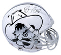 Barry Sanders Signed Oklahoma State Cowboys White Icy Pistol Pete Schutt Full Size Replica Helmet - SANREP316 - Barry Sanders Signed Oklahoma State Cowboys White Icy Pistol Pete Schutt Full Size Replica Helmet product image