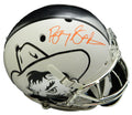 Barry Sanders Signed Oklahoma State White Icy Pistol Pete Schutt Full Size Replica Helmet (In Orange) - SANREP318 - Barry Sanders Signed Oklahoma State White Icy Pistol Pete Schutt Full Size Replica Helmet (In Orange) product image