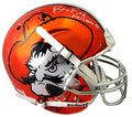 Barry Sanders Signed Oklahoma State Orange Chrome Pistol Pete Logo Schutt Full Size Replica Helmet w/Heisman'88 - SANREP322 - Barry Sanders Signed Oklahoma State Orange Chrome Pistol Pete Logo Schutt Full Size Replica Helmet w/Heisman'88 product image