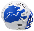 Barry Sanders Signed Detroit Lions AMP Alternate Series Riddell Full Size Speed Replica Helmet w/HOF'04, The Lion King - SANREP329 - Barry Sanders Signed Detroit Lions AMP Alternate Series Riddell Full Size Speed Replica Helmet w/HOF'04, The Lion King product image