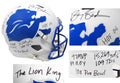Barry Sanders Signed Detroit Lions AMP Alternate Series Riddell Full Size Speed Replica Helmet w/7 Inscriptions - SANREP331 - Barry Sanders Signed Detroit Lions AMP Alternate Series Riddell Full Size Speed Replica Helmet w/7 Inscriptions product image