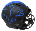 Barry Sanders Signed Detroit Lions Eclipse Black Matte Riddell Speed Full Size Replica Helmet - SANREP336 - Barry Sanders Signed Detroit Lions Eclipse Black Matte Riddell Speed Full Size Replica Helmet product image