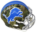 Barry Sanders Signed Detroit Lions CAMO Riddell Speed Full Size Replica Helmet - SANREP341 - Barry Sanders Signed Detroit Lions CAMO Riddell Speed Full Size Replica Helmet product image