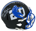 Barry Sanders Signed Detroit Lions Barry Sanders Logo Black Riddell Full Size Speed Replica Helmet w/HOF'04, The Lion King - SANREP363 - Barry Sanders Signed Detroit Lions Barry Sanders Logo Black Riddell Full Size Speed Replica Helmet w/HOF'04, The Lion King product image