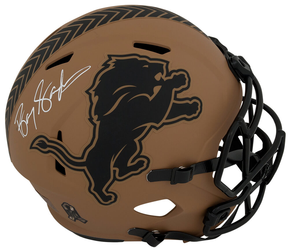 Barry Sanders Signed Detroit Lions SALUTE 2023 Riddell Full Size Speed Replica Helmet - SANREP366 - Barry Sanders Signed Detroit Lions SALUTE 2023 Riddell Full Size Speed Replica Helmet product image