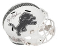 Barry Sanders Signed Detroit Lions SALUTE 2024 White Riddell Full Size Speed Replica Helmet - SANREP371 - Barry Sanders Signed Detroit Lions SALUTE 2024 White Riddell Full Size Speed Replica Helmet product image