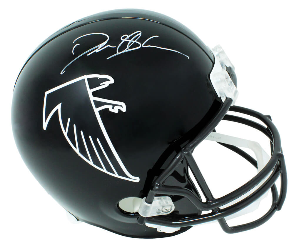 Deion Sanders Signed Atlanta Falcons Riddell Full Size Replica Helmet - SANREP375 - Deion Sanders Signed Atlanta Falcons Riddell Full Size Replica Helmet product image