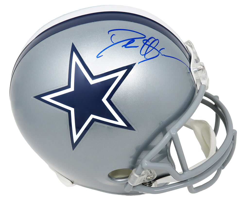Deion Sanders Signed Dallas Cowboys Riddell Full Size Replica Helmet - SANREP377 - Deion Sanders Signed Dallas Cowboys Riddell Full Size Replica Helmet product image