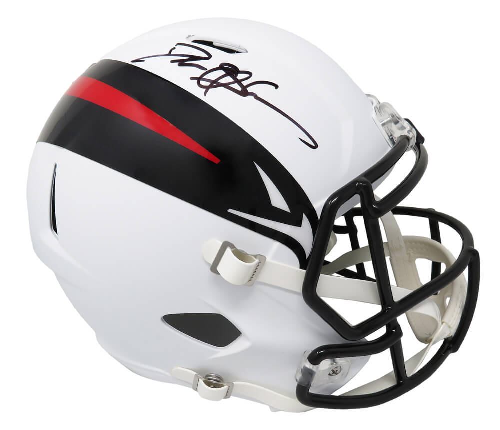 Deion Sanders Signed Atlanta Falcons AMP Alternate Series Riddell Speed Full Size Replica Helmet - SANREP379 - Deion Sanders Signed Atlanta Falcons AMP Alternate Series Riddell Speed Full Size Replica Helmet product image