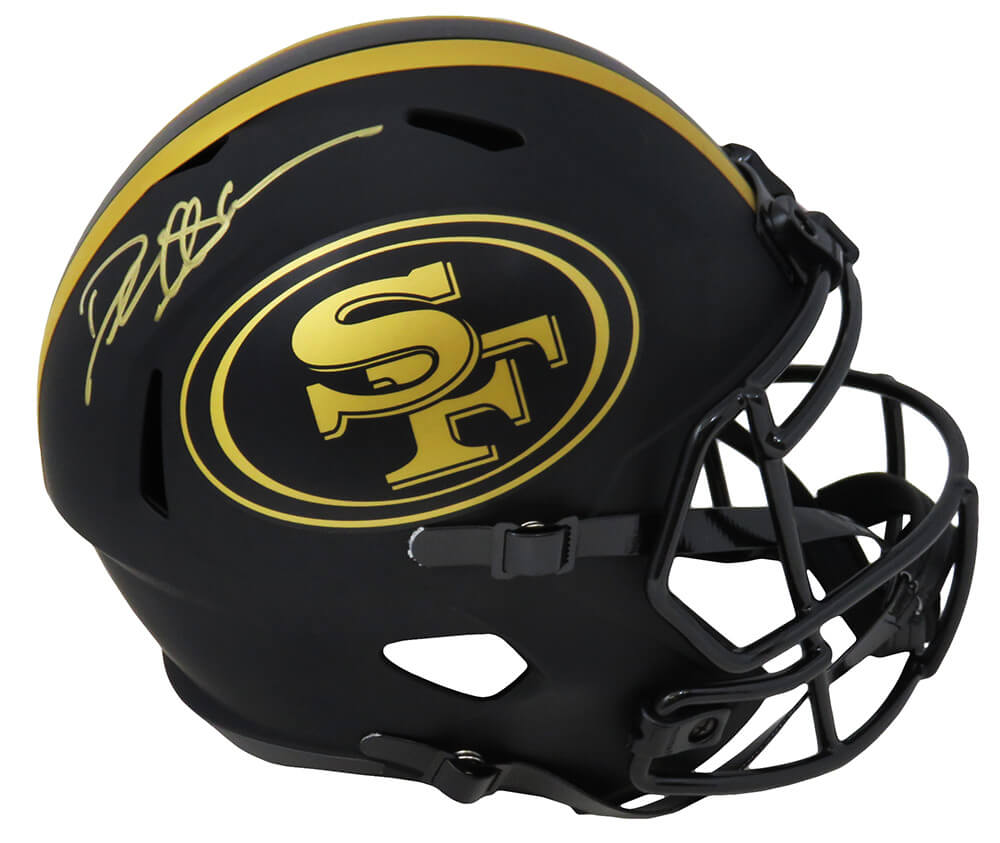 Deion Sanders Signed San Francisco 49ers Eclipse Riddell Full Size Speed Replica Helmet - SANREP385 - Deion Sanders Signed San Francisco 49ers Eclipse Riddell Full Size Speed Replica Helmet product image