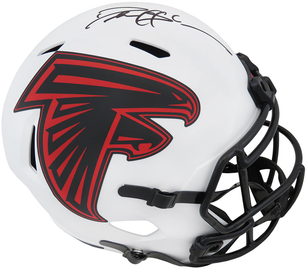 Deion Sanders Signed Atlanta Falcons Lunar Eclipse Riddell Full Size Speed Replica Helmet - SANREP388 - Deion Sanders Signed Atlanta Falcons Lunar Eclipse Riddell Full Size Speed Replica Helmet product image