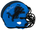 Barry Sanders Signed Detroit Lions RAVE Riddell Full Size Speed Replica Helmet - SANREP395 - Barry Sanders Signed Detroit Lions RAVE Riddell Full Size Speed Replica Helmet product image
