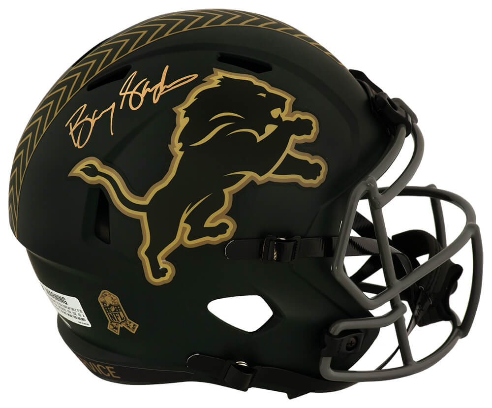 Barry Sanders Signed Detroit Lions SALUTE 2025 Riddell Full Size Speed Replica Helmet - SANREP399 - Barry Sanders Signed Detroit Lions SALUTE 2025 Riddell Full Size Speed Replica Helmet product image