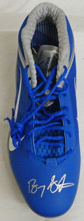 Barry Sanders Signed Nike Blue Cleat - SANSHO300 - Barry Sanders Signed Nike Blue Cleat product image