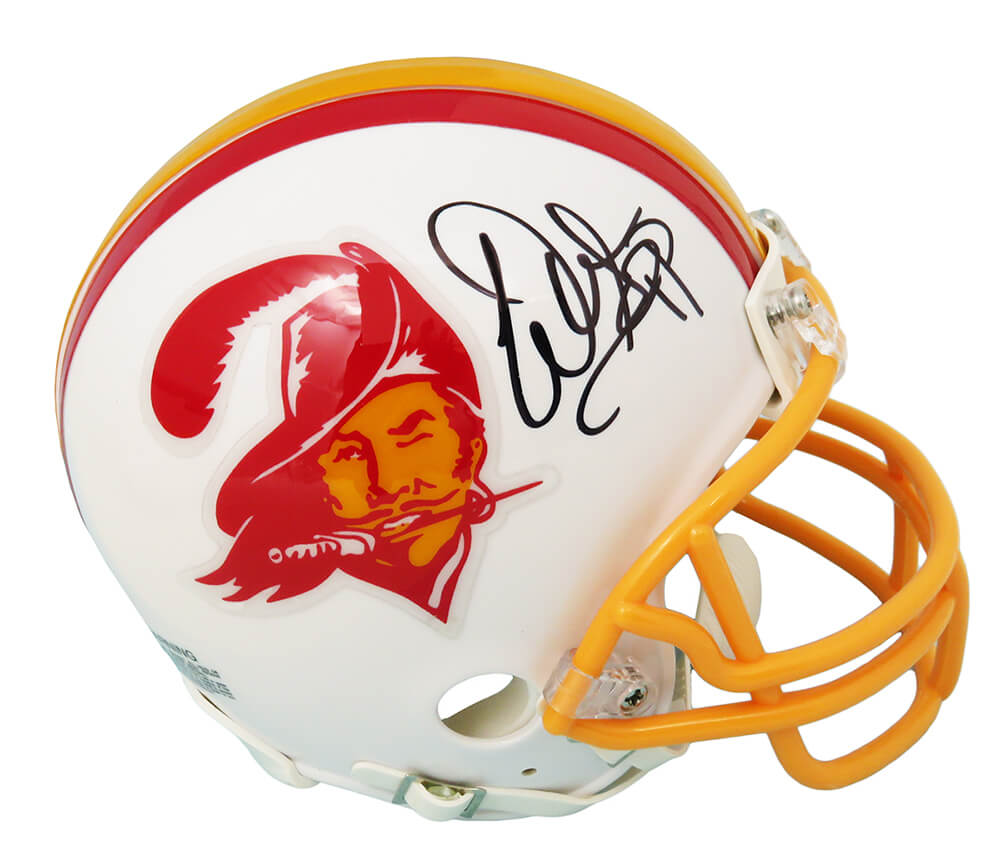Warren Sapp Signed Tampa Bay Buccaneers Throwback White Riddell Mini Helmet - SAPMIN301 - Warren Sapp Signed Tampa Bay Buccaneers Throwback White Riddell Mini Helmet product image