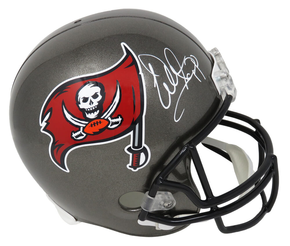 Warren Sapp Signed Tampa Bay Buccaneers Throwback Riddell Full Size Replica Helmet - SAPREP301 - Warren Sapp Signed Tampa Bay Buccaneers Throwback Riddell Full Size Replica Helmet product image