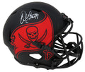 Warren Sapp Signed Tampa Bay Buccaneers Eclipse Black Matte Riddell Full Size Speed Replica Helmet - SAPREP302 - Warren Sapp Signed Tampa Bay Buccaneers Eclipse Black Matte Riddell Full Size Speed Replica Helmet product image
